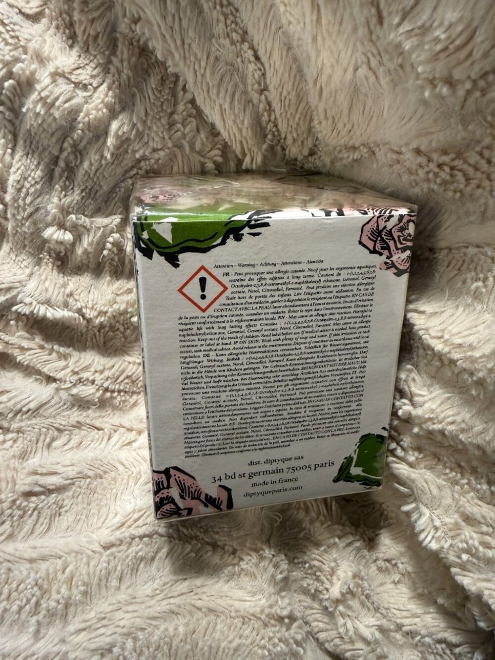 Diptyque Rosafolia Candle Limited Edition Rare Sealed Discontinued 190g - Picture 3 of 4